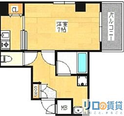 メゾン三和ドライ 1Kの間取図画像