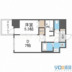 COMFORIALIV新大阪WEST 2Kの間取図画像
