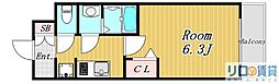 アドバンス新大阪ウエストゲート 1Kの間取図画像