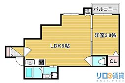 わいわいライン淡路 1LDKの間取図画像