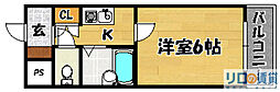 フェニックス下新庄 1Kの間取図画像