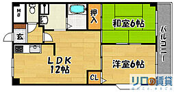 アミジックマンション 2LDKの間取図画像