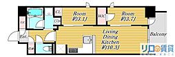 リビオメゾン新大阪 2LDKの間取図画像