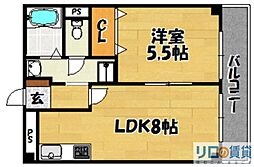 メゾン・ド・プルミエ 1LDKの間取図画像
