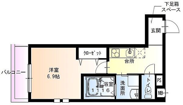 同じ建物の物件間取り写真 - ID:227077827090