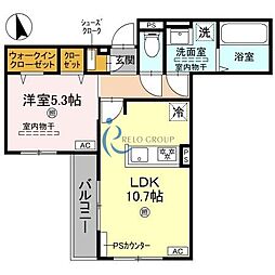 間取図画像 1LDK