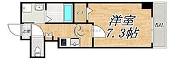 K-フロント加美北公園 1Kの間取図画像
