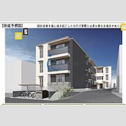 北田辺駅より徒歩4分 新築 3階建の賃貸物件