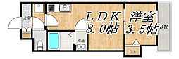 Mv ms大阪新加美 アンビションDXホールディングス 1LDKの間取図画像