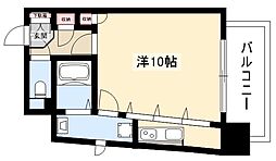 THE DOORS 7階ワンルームの間取り