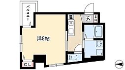 サン・名駅南ビル 5階1Kの間取り