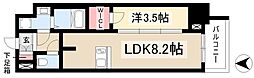 クレヴィスタ名古屋上前津 11階1LDKの間取り