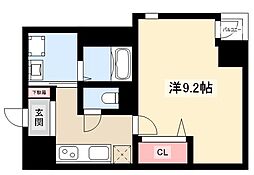 ArtizA浅間町 4階1Kの間取り