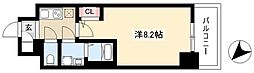 エスリード新栄プライム 3階1Kの間取り