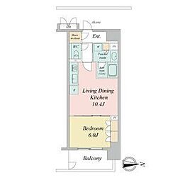 間取図画像 1LDK