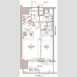 MAXIV新栄 1LDKの間取図画像