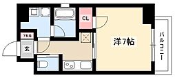 NNS121 1Kの間取図画像