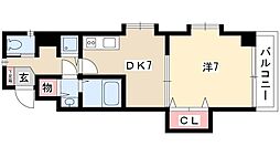 y'sIZUMI 1DKの間取図画像