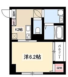 Success7 1Kの間取図画像