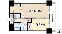 Axis 1LDKの間取図画像
