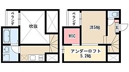 ferio 1Kの間取図画像