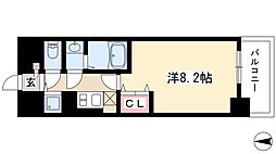 グレイス大須 1Kの間取図画像