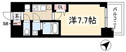 プレサンス東別院駅前2 1Kの間取図画像