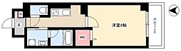 ル・ソレイユ 1Kの間取図画像