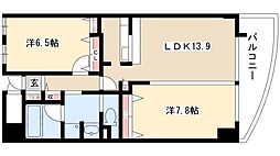 さくらヒルズフジミ 2LDKの間取図画像