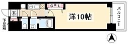 プレサンス丸の内フォート 1Kの間取図画像