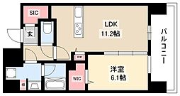 EARTHGRANDE泉 1LDKの間取図画像