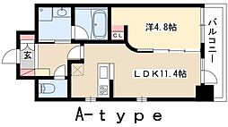 GKfanレジデンス 1LDKの間取図画像