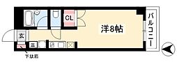 ヴァンヴェール名古屋 ワンルームの間取図画像