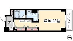 N.S.ZEALIZUMI ワンルームの間取図画像
