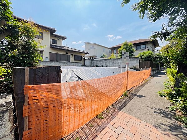 現況土地写真含む前面道路