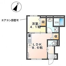 間取図画像 1LDK