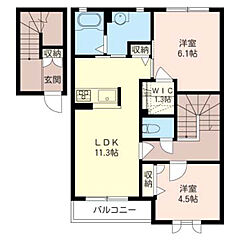 物件の間取り