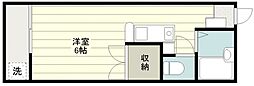 セイコーガーデンふじみ野 ワンルームの間取図画像