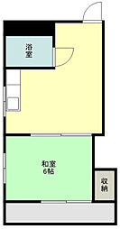 旭日ビル 1DKの間取図画像