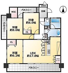 間取図画像 3LDK