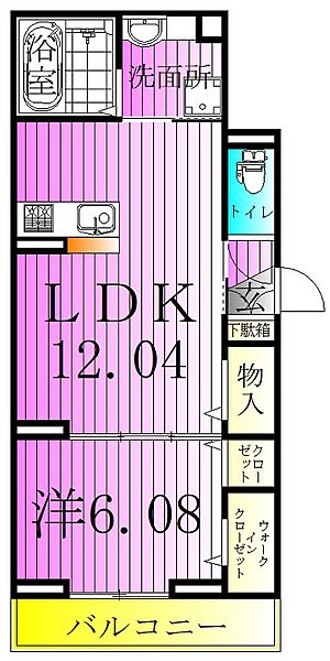 東京都足立区千住緑町１丁目(賃貸アパート1LDK・2階・42.16㎡)の写真 その2