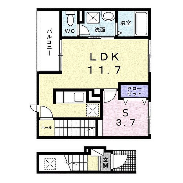 同じ建物の物件間取り写真 - ID:213103472944