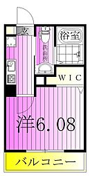 京成本線 堀切菖蒲園駅 徒歩5分の賃貸アパート 2階1Kの間取り