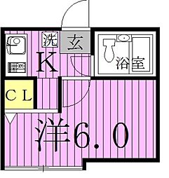 間取図画像 1K