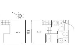 ロゼフォレスト 2階/-
