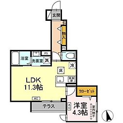 セレスティア堀切 1階/-