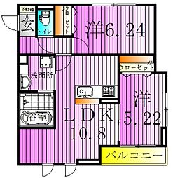 東武伊勢崎線 西新井駅 徒歩8分 2階/-