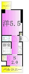 ドミールリバーサイドY 1SKの間取図画像
