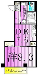 エクセレント 1階/-