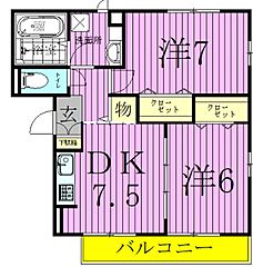 物件の間取り